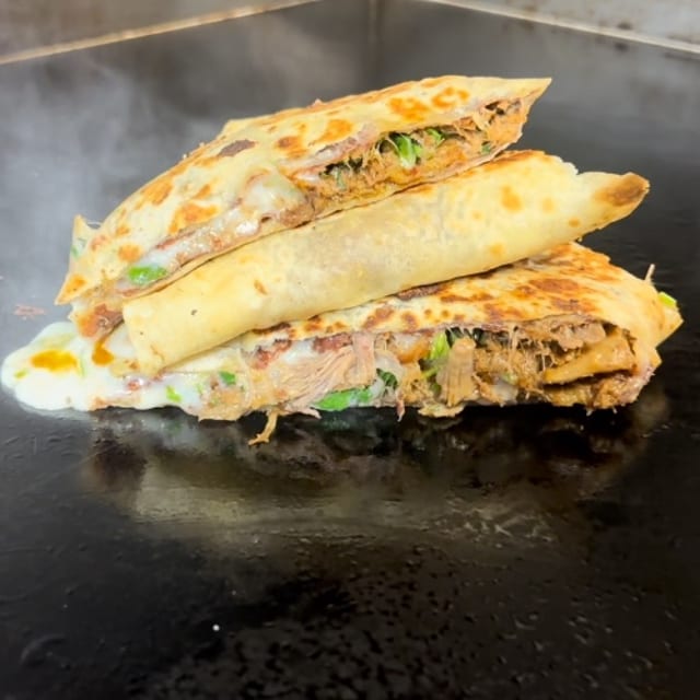 Carnitas (Pulled Pork) Quesadilla.