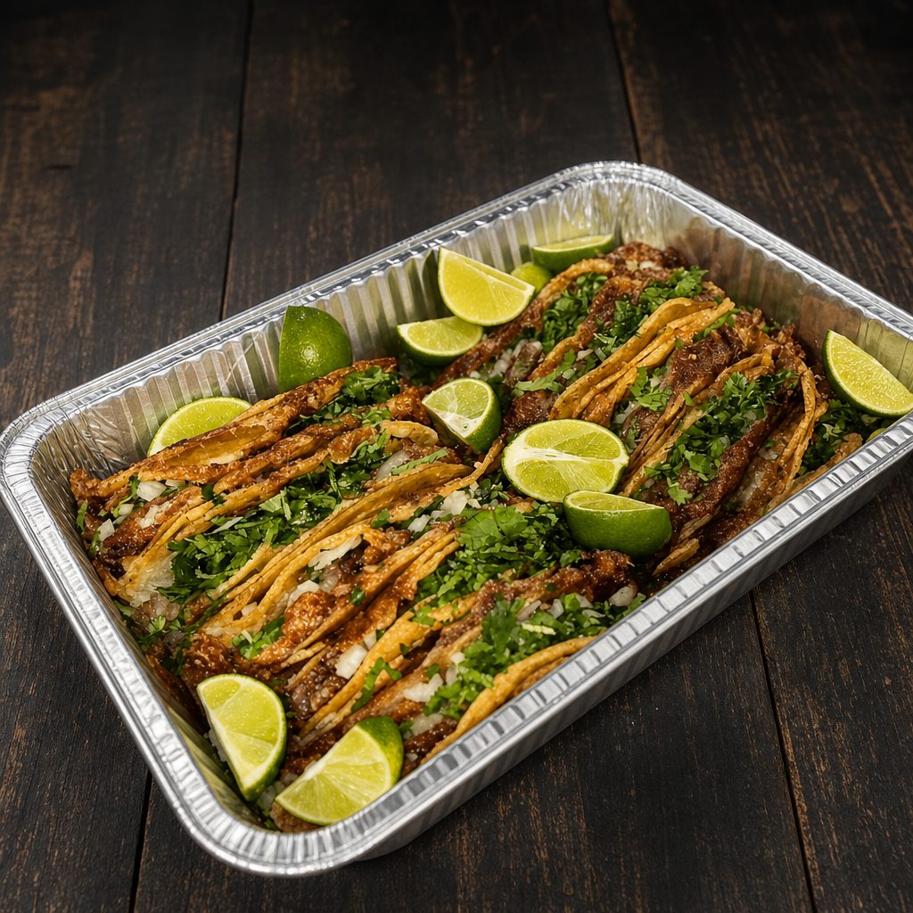Fiesta Trays (40 Tacos) (Feeds 20 people).