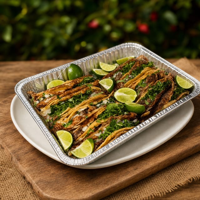 Fiesta Trays (40 Tacos) (Feeds 20 people).