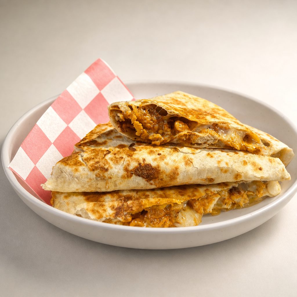 Pollo (Chicken) Quesadilla.