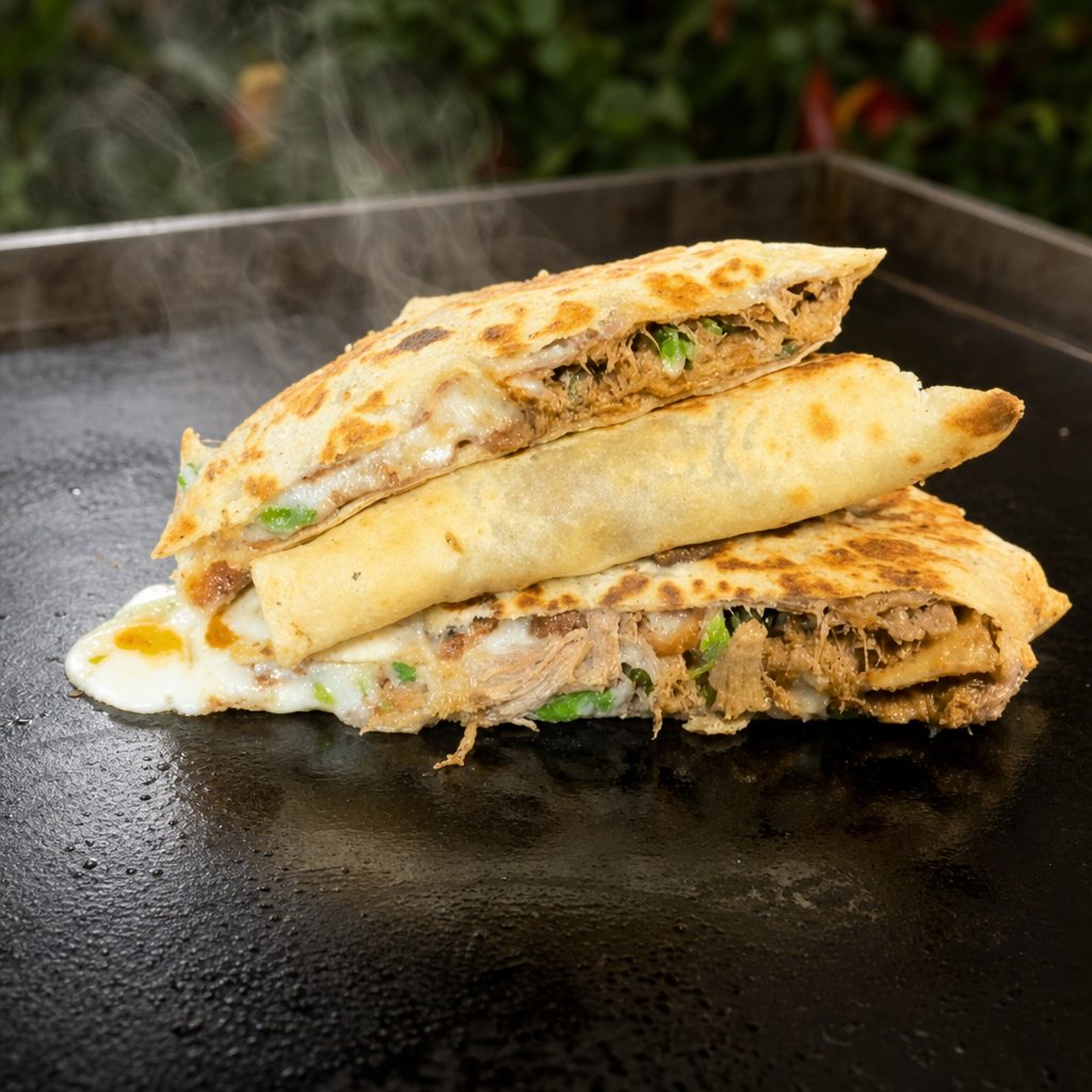 Carnitas (Pulled Pork) Quesadilla.