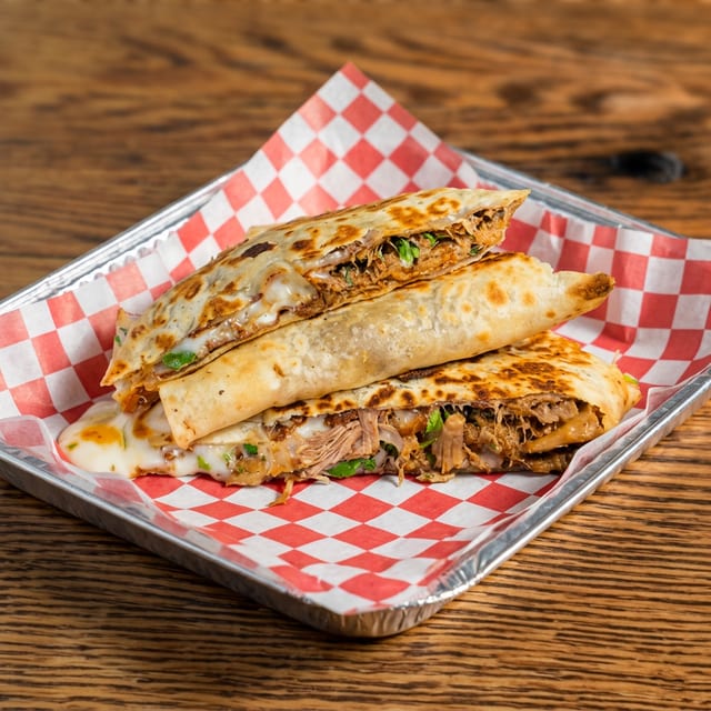 Carnitas (Pulled Pork) Quesadilla.